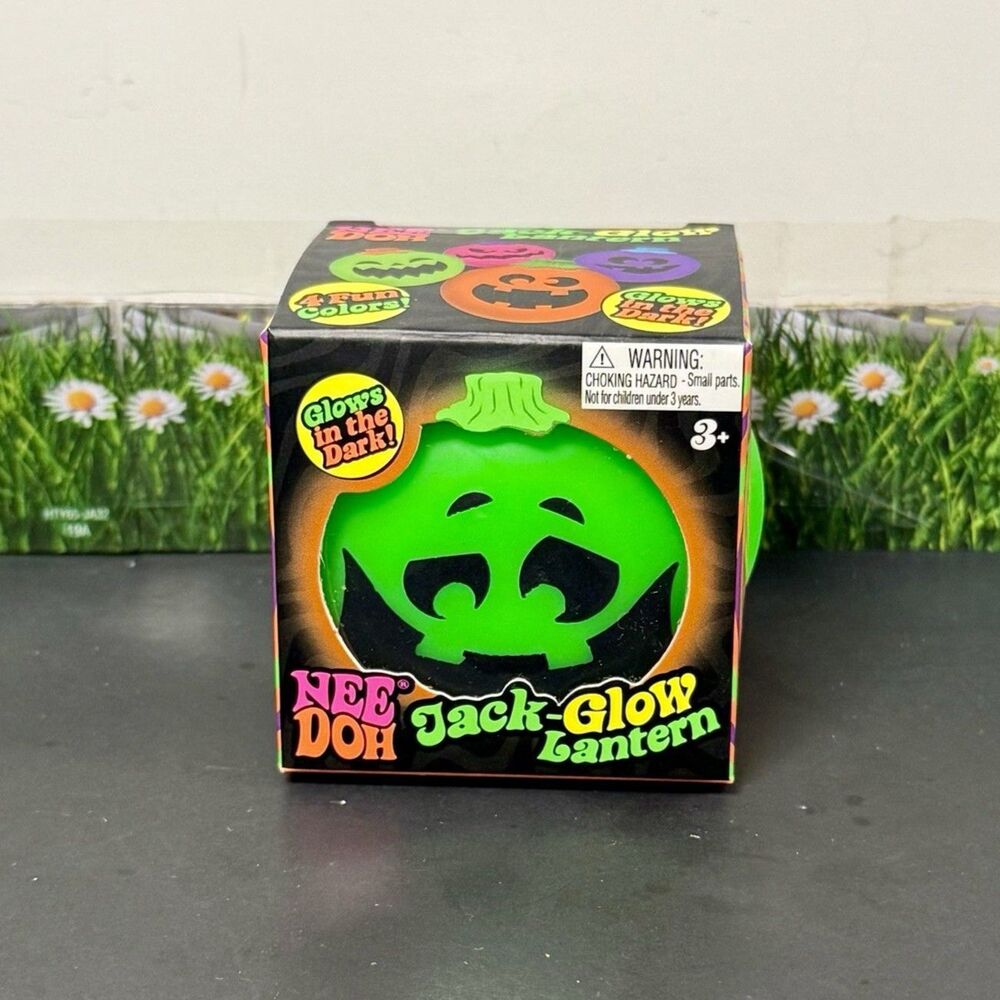 NeeDoh Jack-Glow Lantern – The Spooktacular Glow-in-the-Dark Squish!